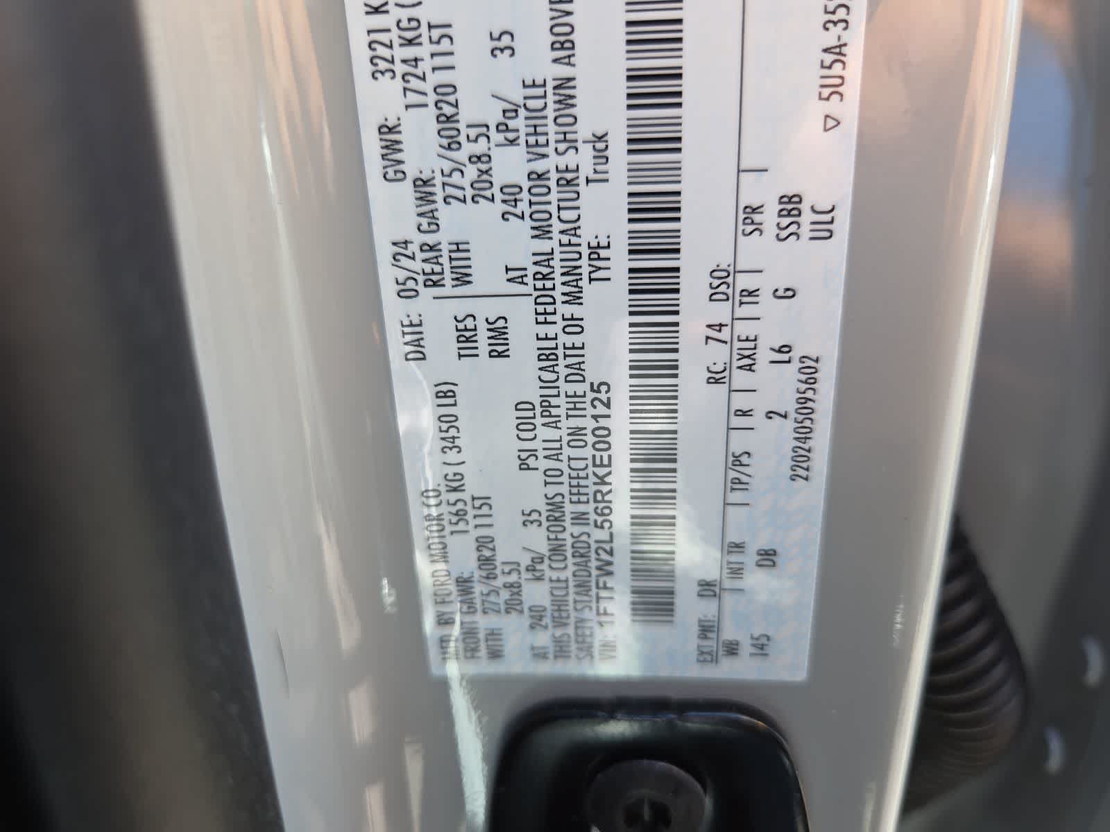 Used 2024 Ford F150 STX w/ Tow/Haul Package AWD/4WD image 29