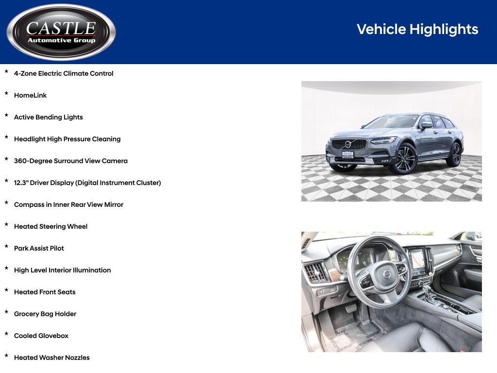 Used 2018 Volvo V90 T5 Cross Country w/ Convenience Package AWD/4WD image 6