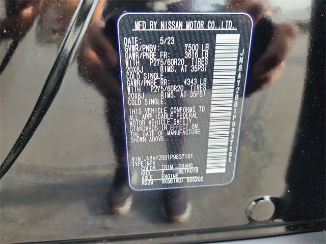 Certified 2023 Nissan Armada SL w/ Midnight Edition Package image 19