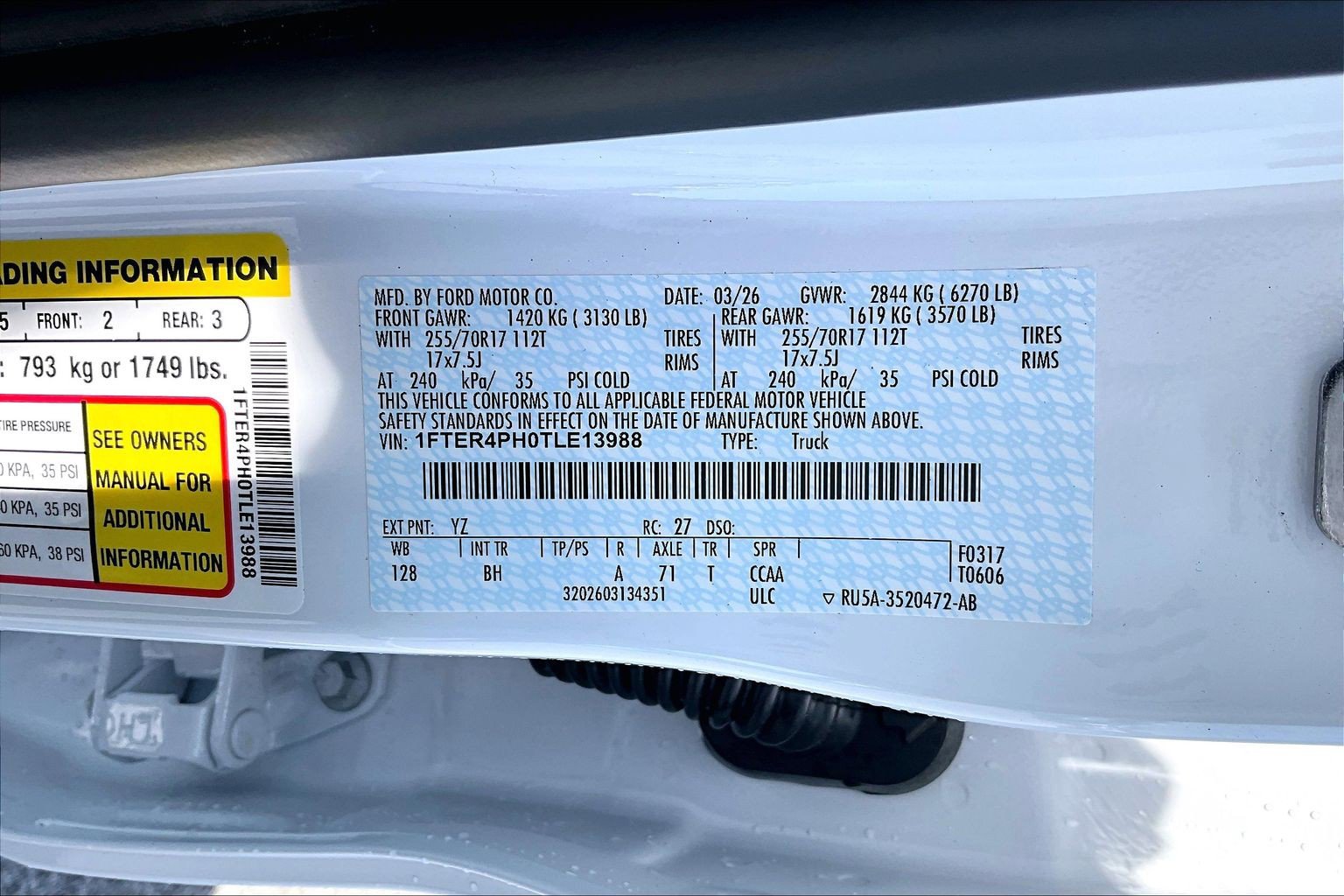 New 2026 Ford Ranger XL AWD/4WD image 13