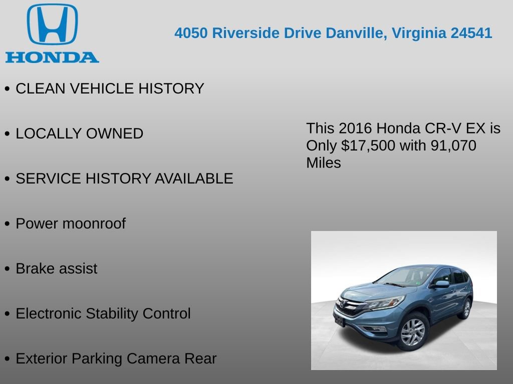 Used 2016 Honda CR-V EX image 7