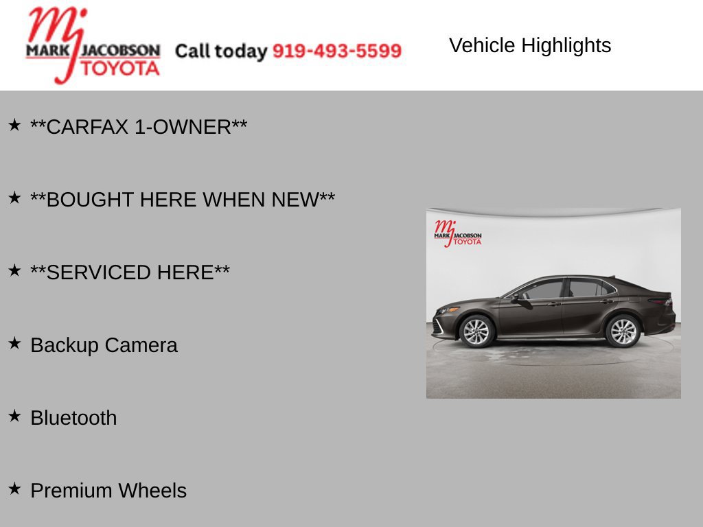 Used 2021 Toyota Camry LE FWD image 6