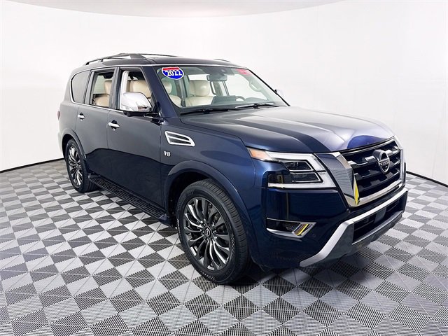 Certified 2022 Nissan Armada Platinum w/ Captain's Chairs Package