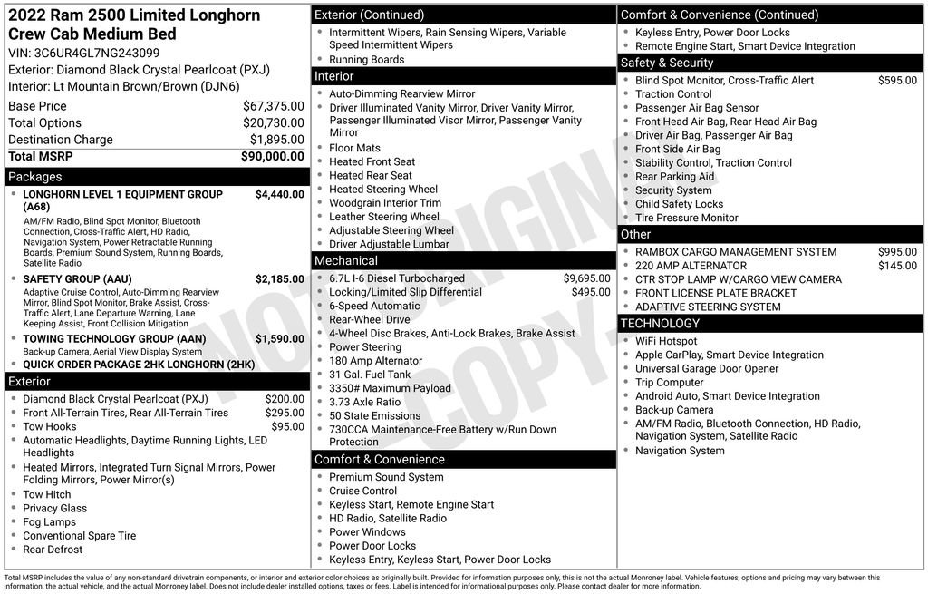 Used 2022 RAM 2500 Limited image 36