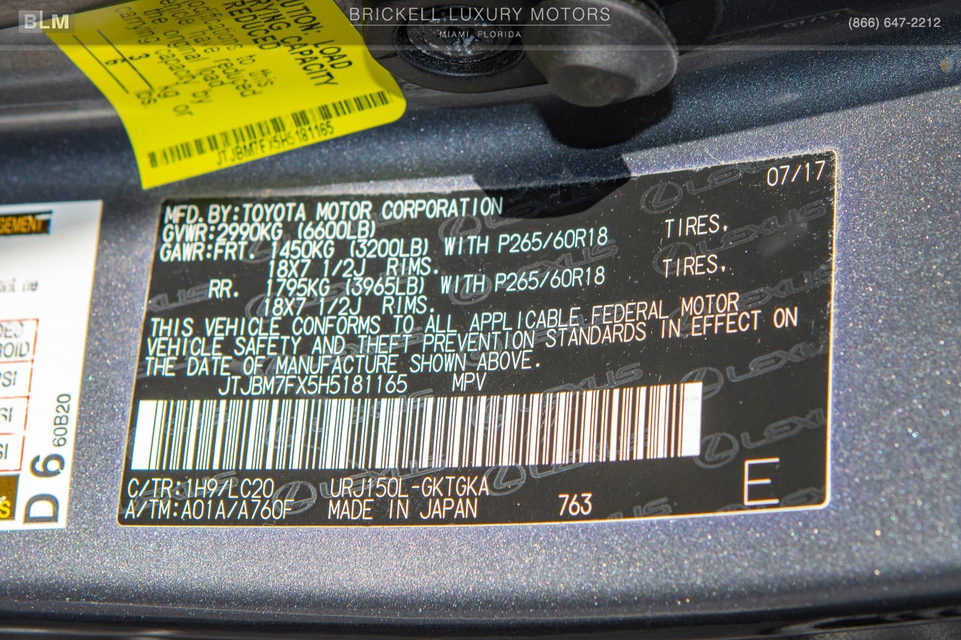 Used 2017 Lexus GX 460 460 w/ Navigation Package image 37