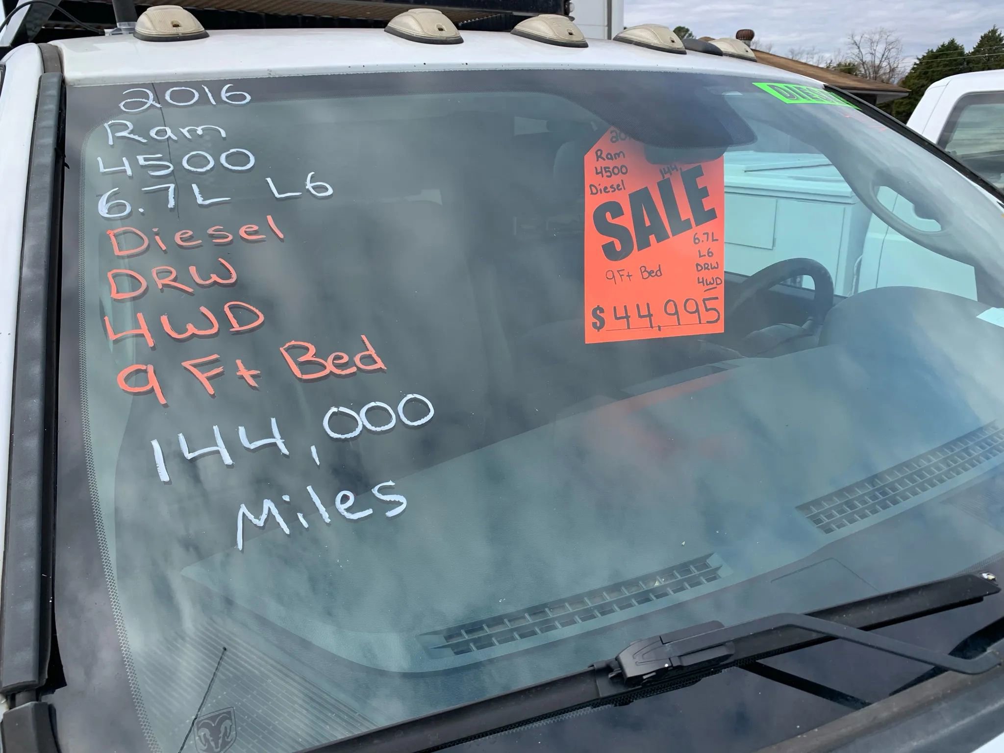 Used 2016 RAM 4500 Tradesman AWD/4WD image 3