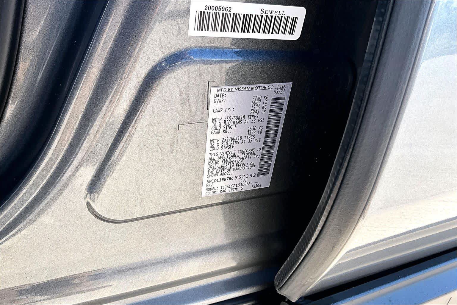 Used 2024 INFINITI QX60 Pure FWD image 36