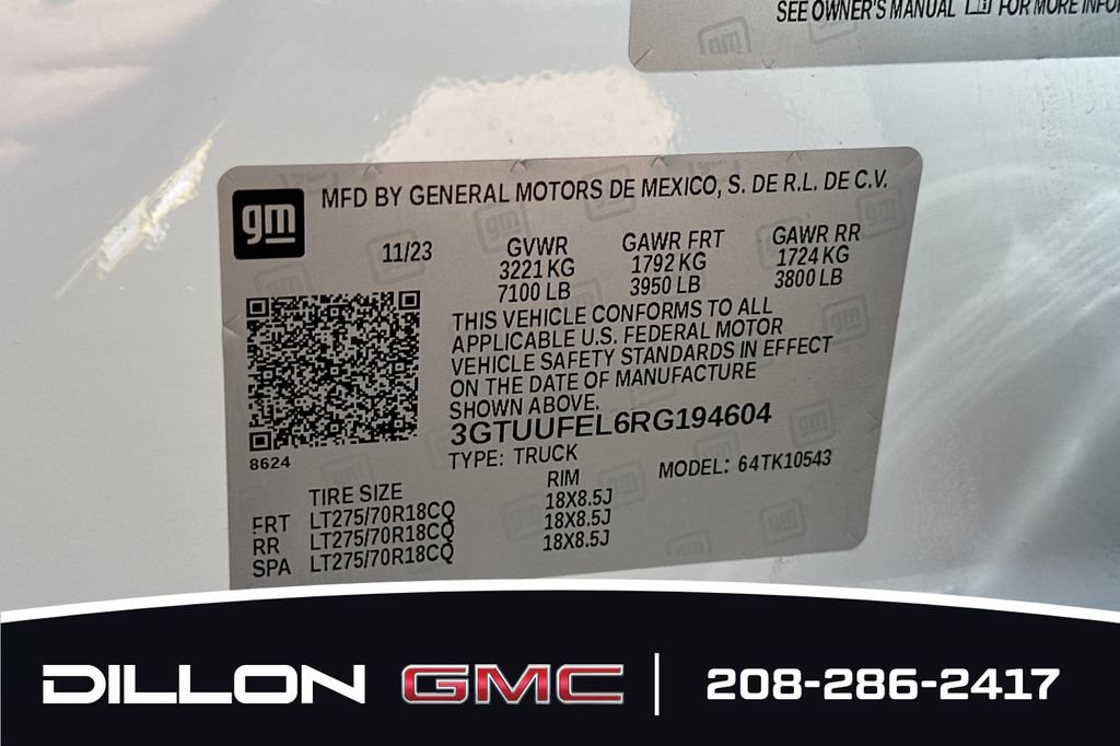 Used 2024 GMC Sierra 1500 AT4X AWD/4WD image 30