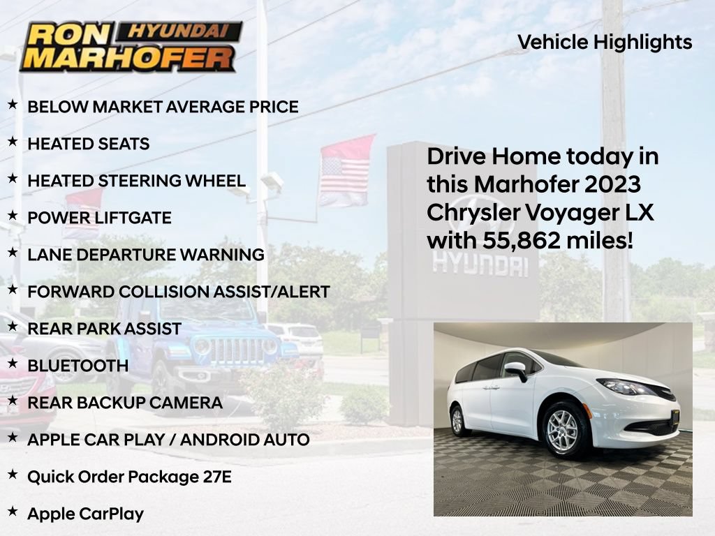 Used 2023 Chrysler Voyager LX FWD image 14