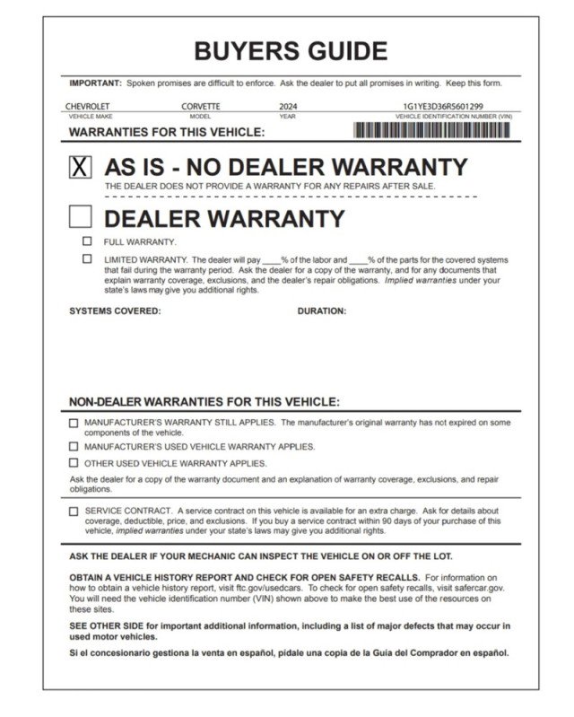 Used 2024 Chevrolet Corvette Z06 image 33