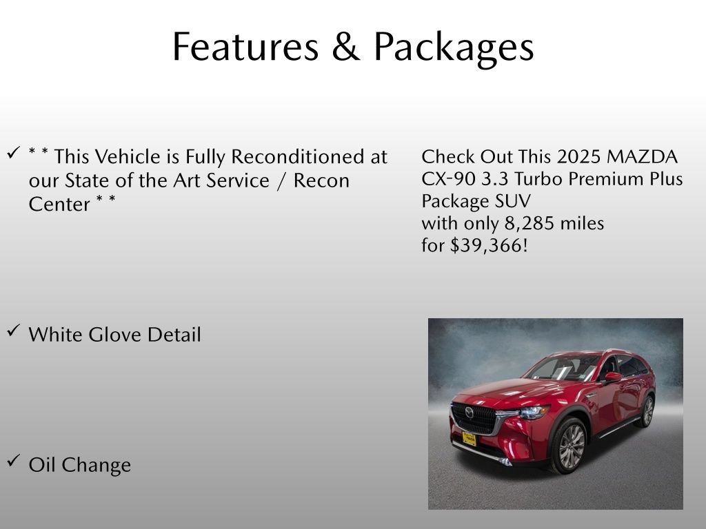 Certified 2025 MAZDA CX-90 3.3 Turbo w/ Premium Plus Pkg AWD/4WD image 4