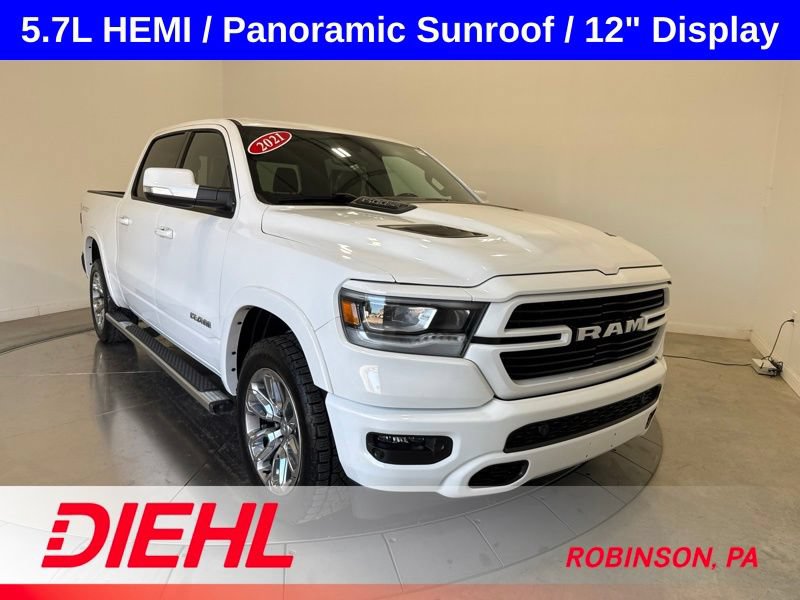 Used 2021 RAM 1500 Laramie w/ Sport Appearance Package AWD/4WD video 1