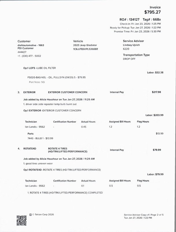 Used 2023 Jeep Gladiator Mojave w/ Cold Weather Group image 32