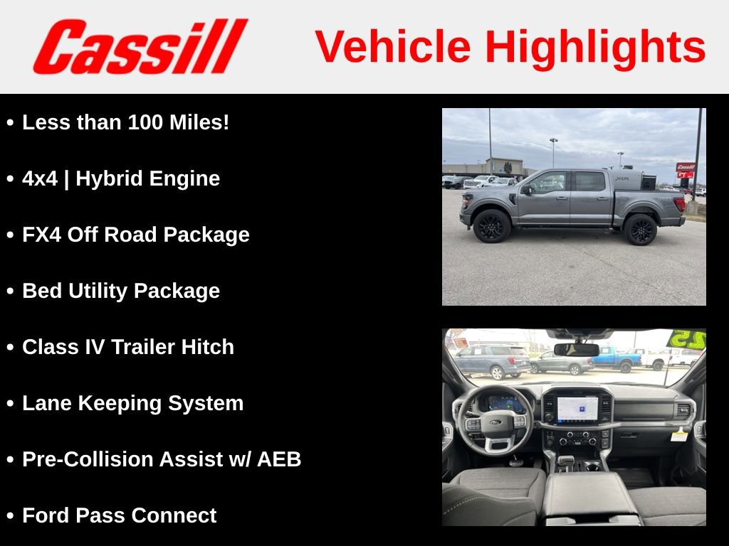 Used 2025 Ford F150 XLT w/ Equipment Group 302A MID AWD/4WD image 7