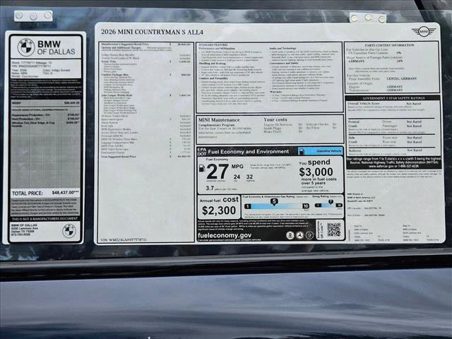 Used 2026 MINI Cooper Countryman S w/ Comfort Package Max AWD/4WD image 17