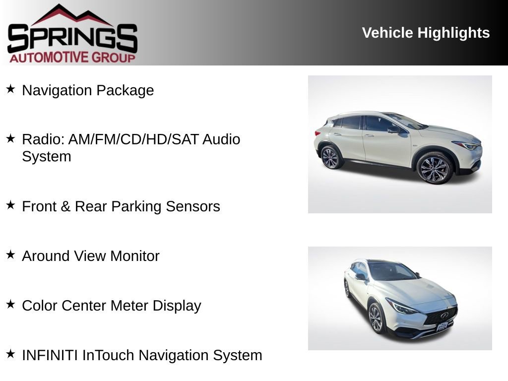 Used 2019 INFINITI QX30 Premium w/ Navigation Package image 2