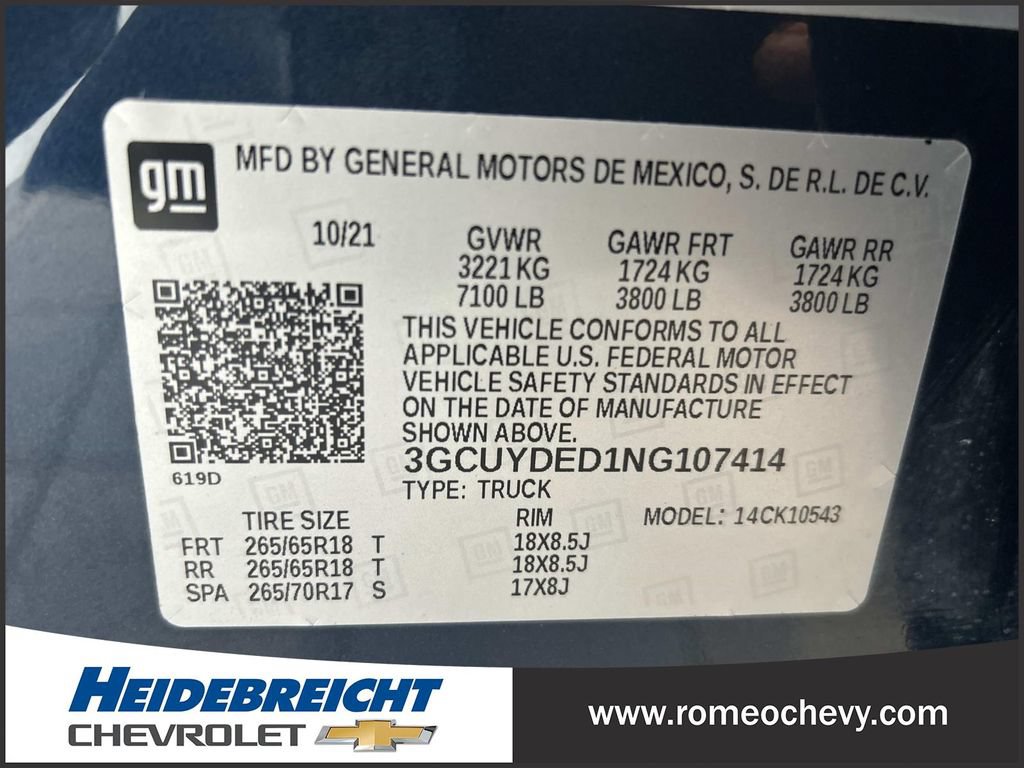 Certified 2022 Chevrolet Silverado 1500 LT w/ Convenience Package II AWD/4WD image 8