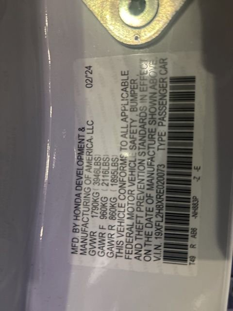 Used 2024 Honda Civic Sport image 8