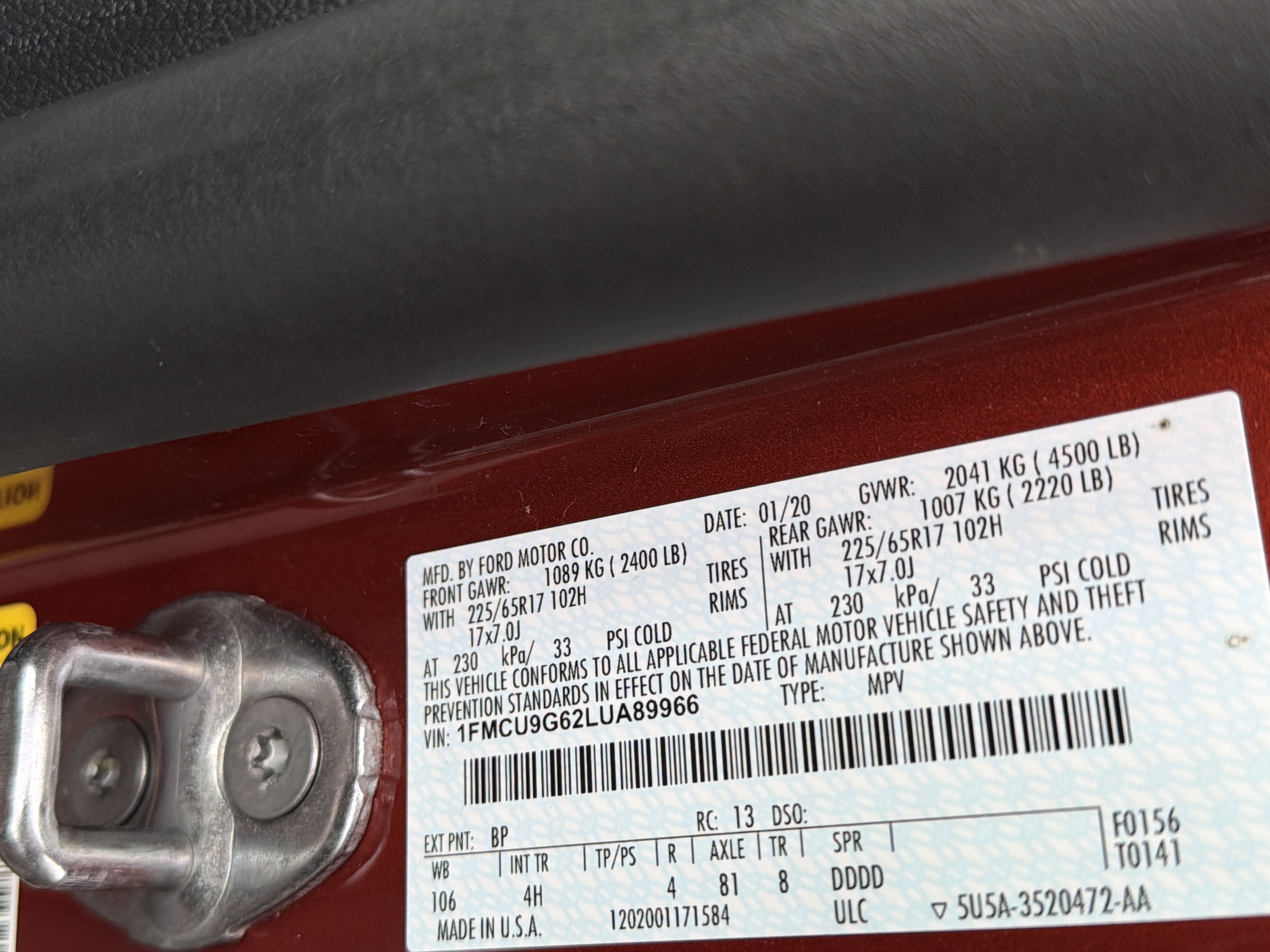 Used 2020 Ford Escape SE AWD/4WD image 26