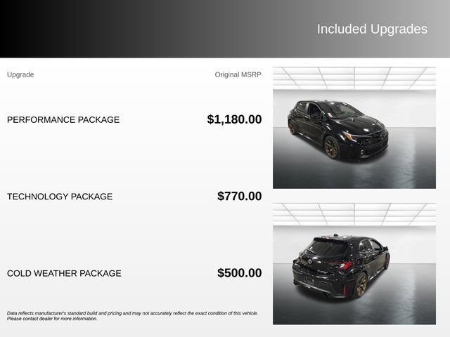 Used 2023 Toyota Corolla GR w/ Performance Package AWD/4WD image 4