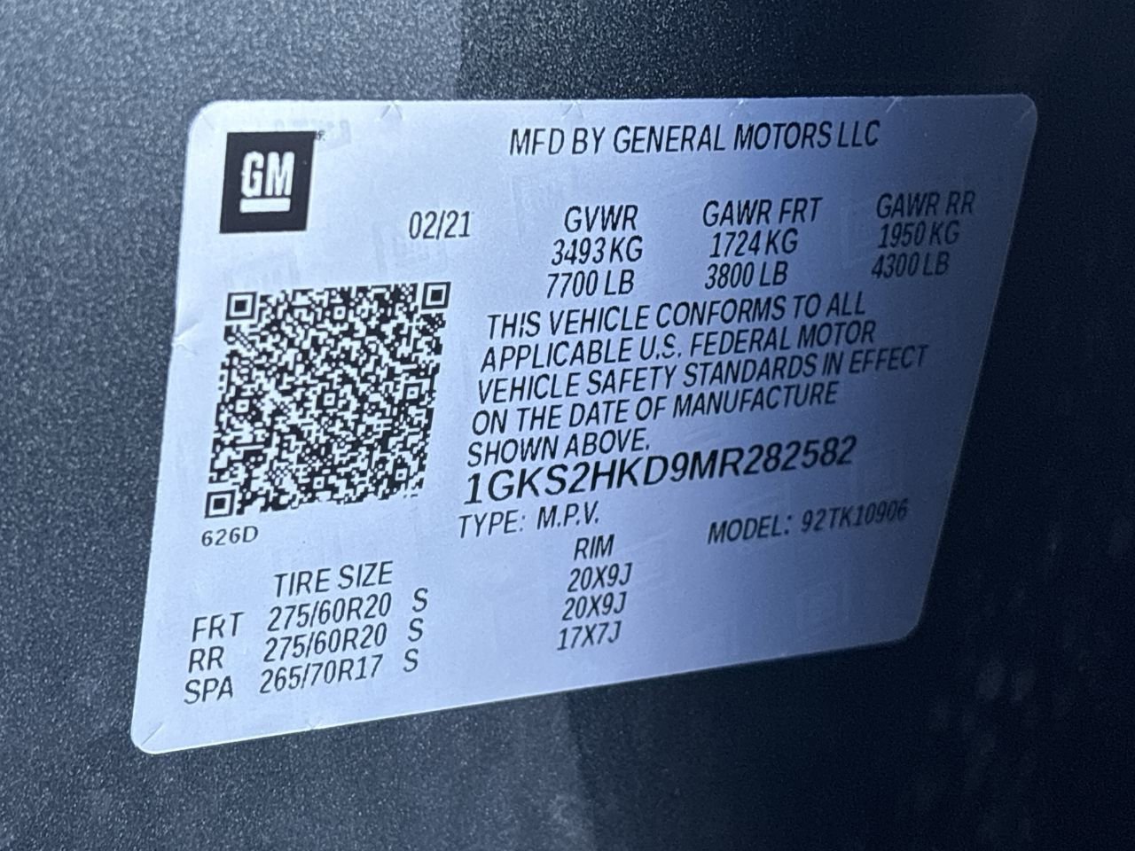 Used 2021 GMC Yukon XL AT4 w/ Technology Package image 36