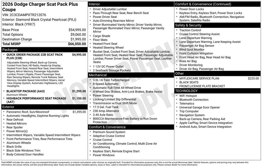 New 2026 Dodge Charger Scat Pack AWD/4WD image 6