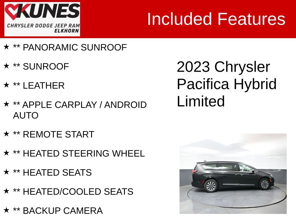 Used 2023 Chrysler Pacifica Limited FWD image 2