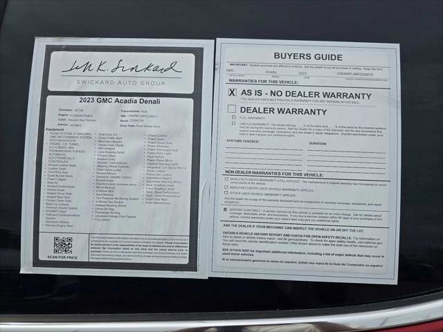 Used 2023 GMC Acadia Denali image 20