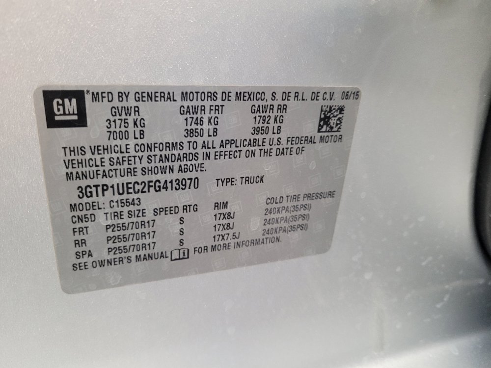 Used 2015 GMC Sierra 1500 SLE w/ SLE Value Package RWD image 33