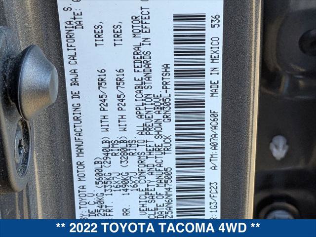 Used 2022 Toyota Tacoma SR5 image 26