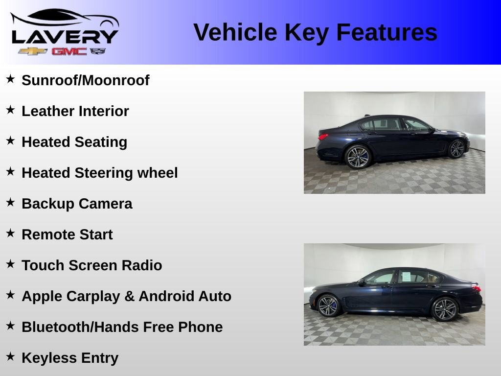 Used 2022 BMW 740i xDrive w/ Luxury Rear Seating Package image 2