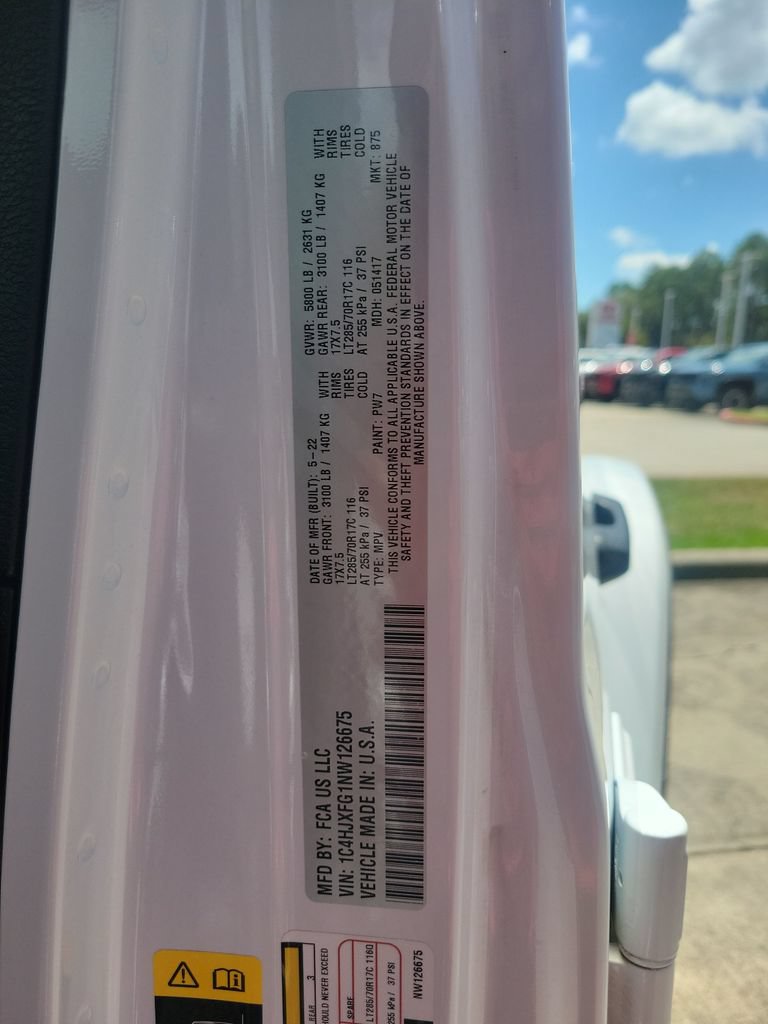 Used 2022 Jeep Wrangler Unlimited Rubicon w/ Steel Bumper Group AWD/4WD image 37