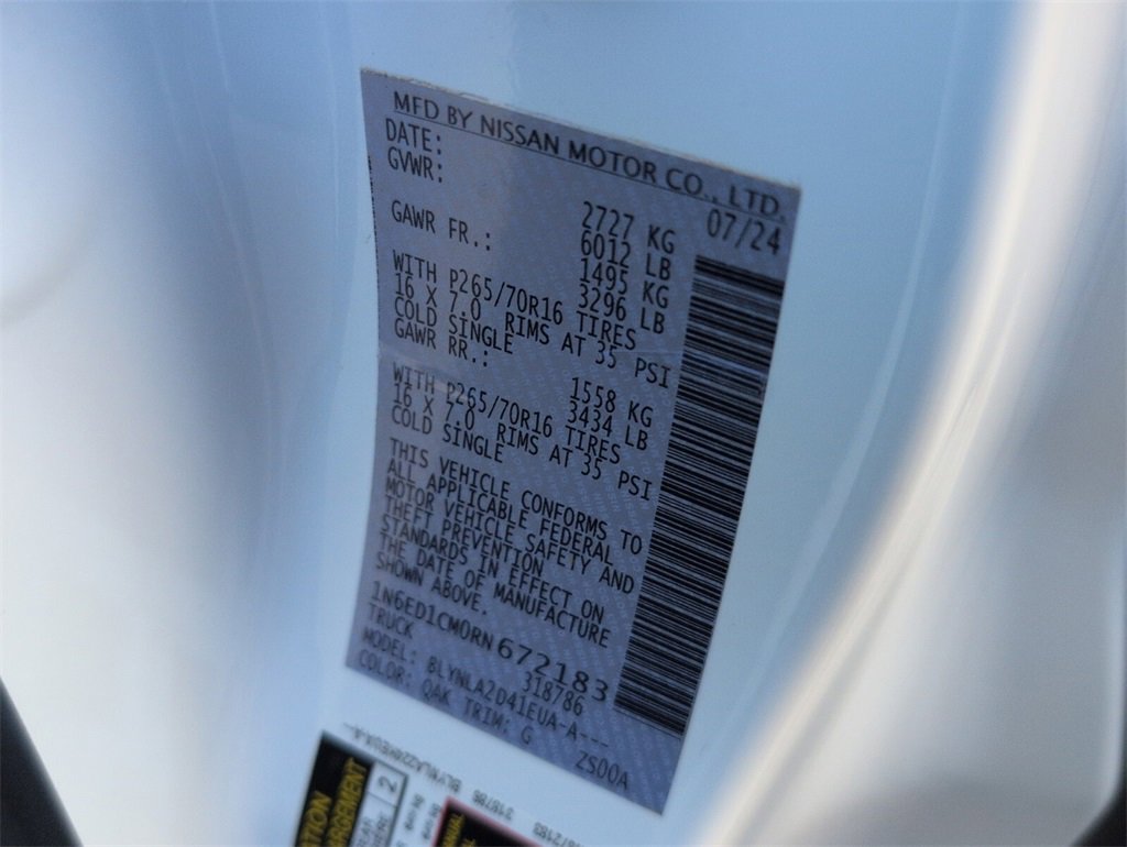 Used 2024 Nissan Frontier S w/ Technology Package image 15