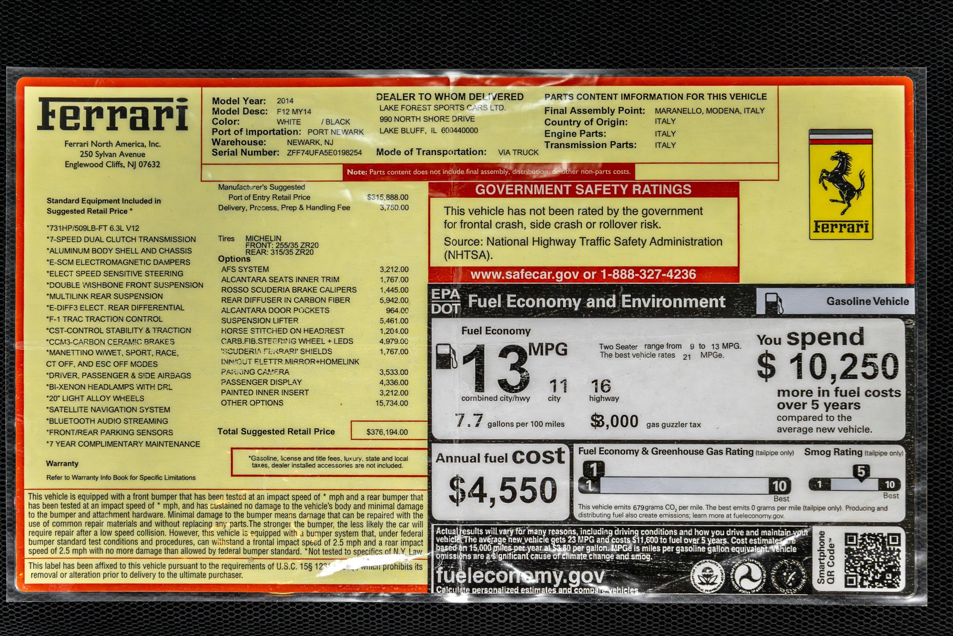 Used 2014 Ferrari F12 Berlinetta image 5