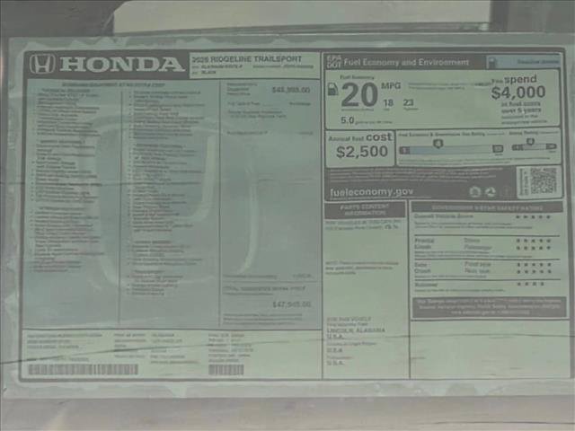 New 2026 Honda Ridgeline TrailSport image 19