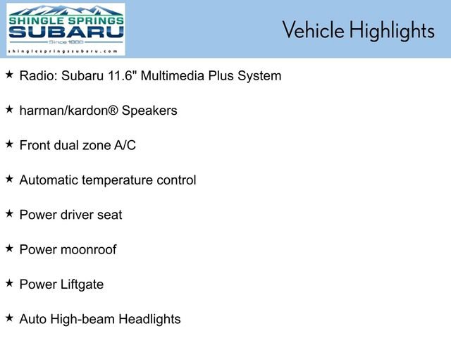 Certified 2025 Subaru Outback Onyx Edition AWD/4WD image 35
