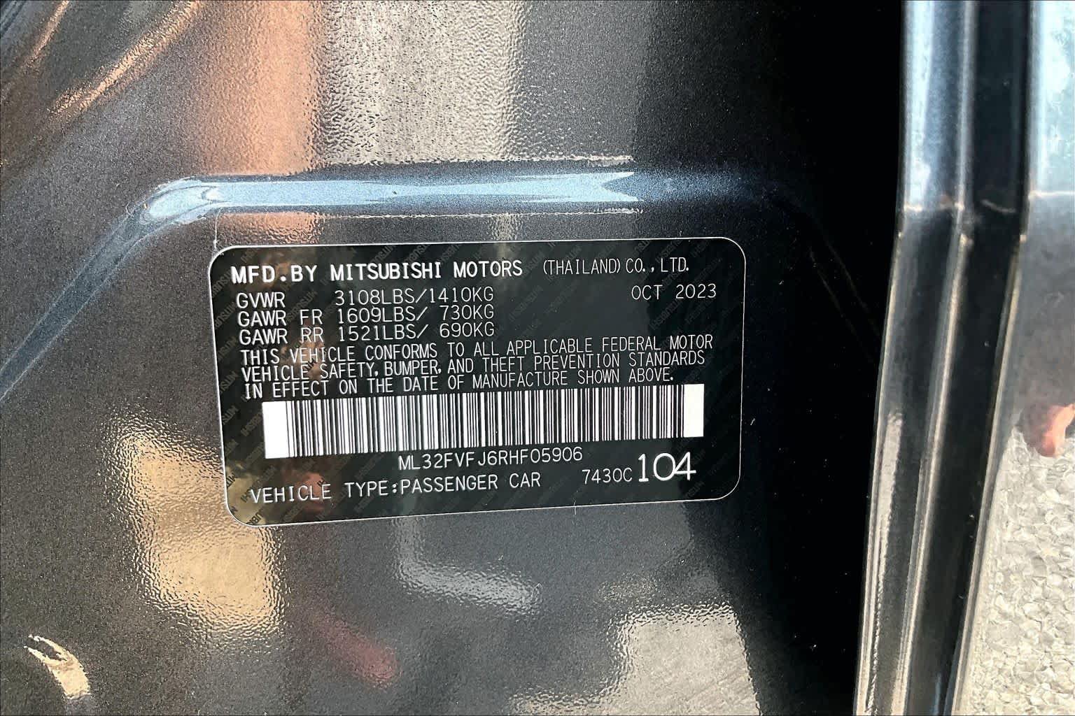 Used 2024 Mitsubishi Mirage G4 SE FWD image 34