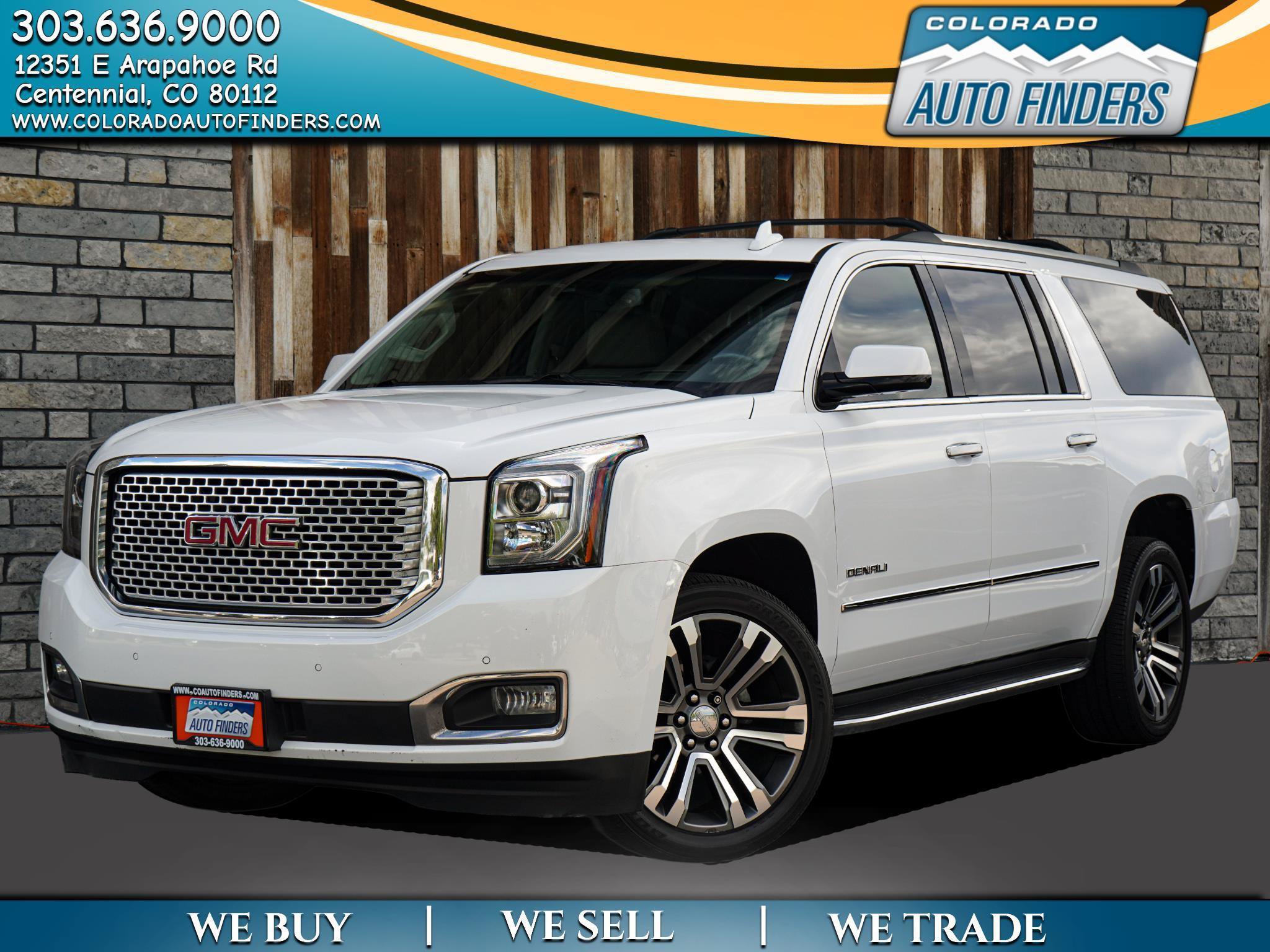 Used 2017 GMC Yukon XL Denali w/ Open Road Package