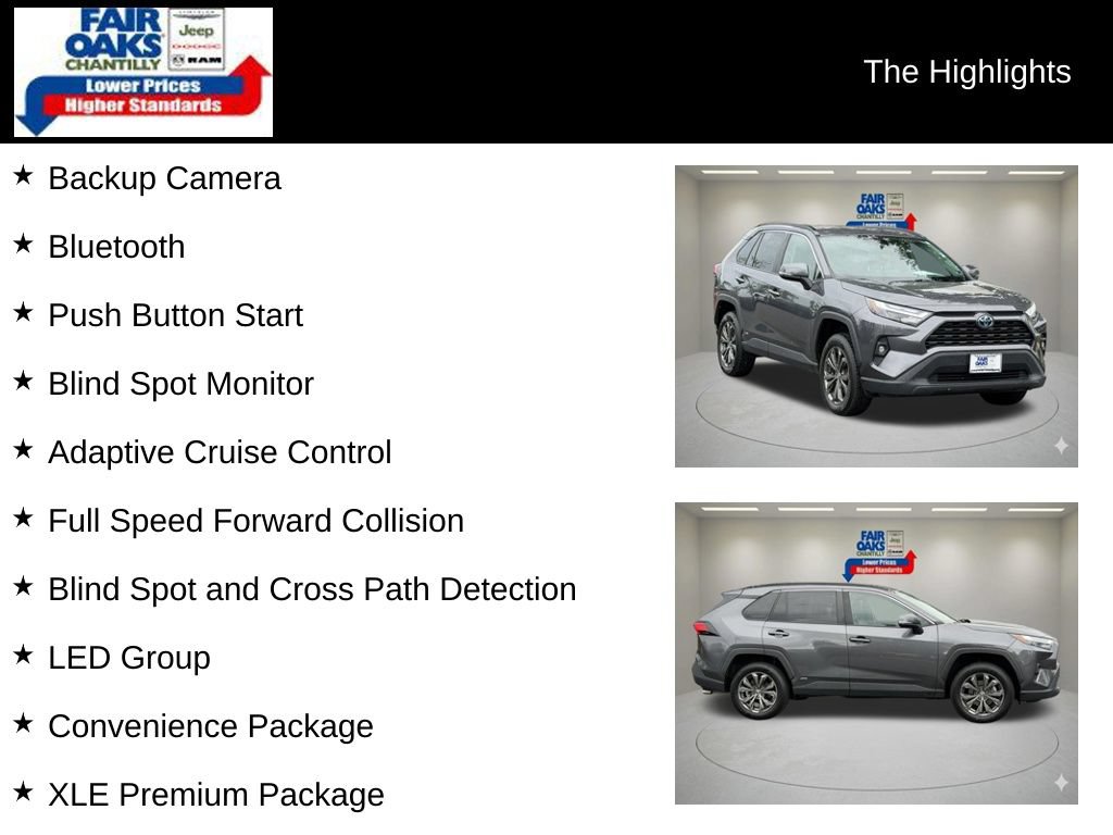 Used 2022 Toyota RAV4 XLE Premium AWD/4WD image 2