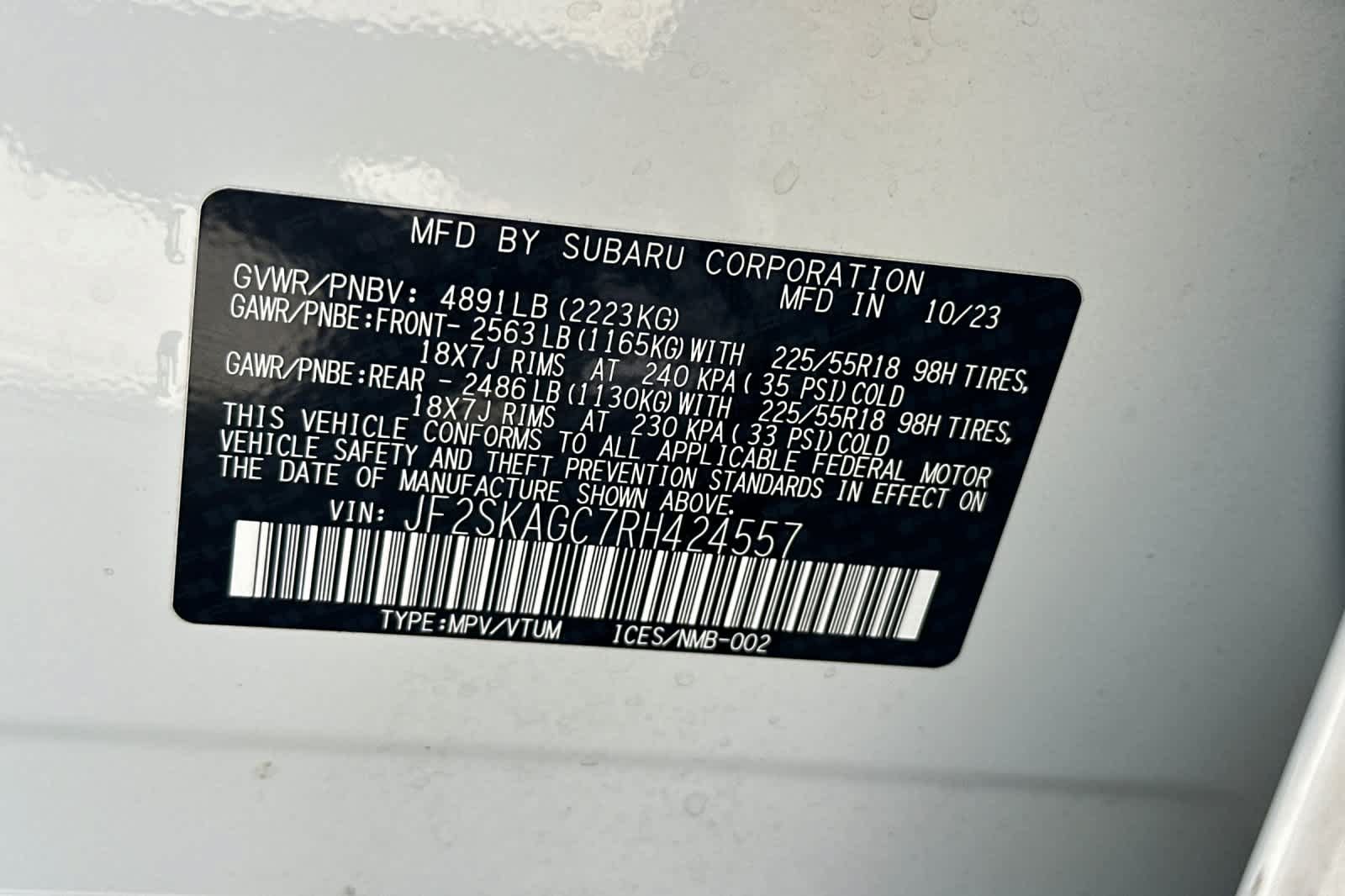 Certified 2024 Subaru Forester Sport AWD/4WD image 28