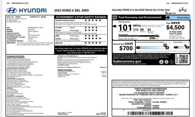 Used 2023 Hyundai Ioniq 5 SEL w/ Cargo Package image 17