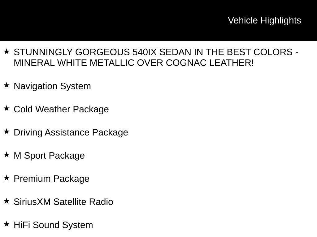 Used 2017 BMW 540i xDrive image 5