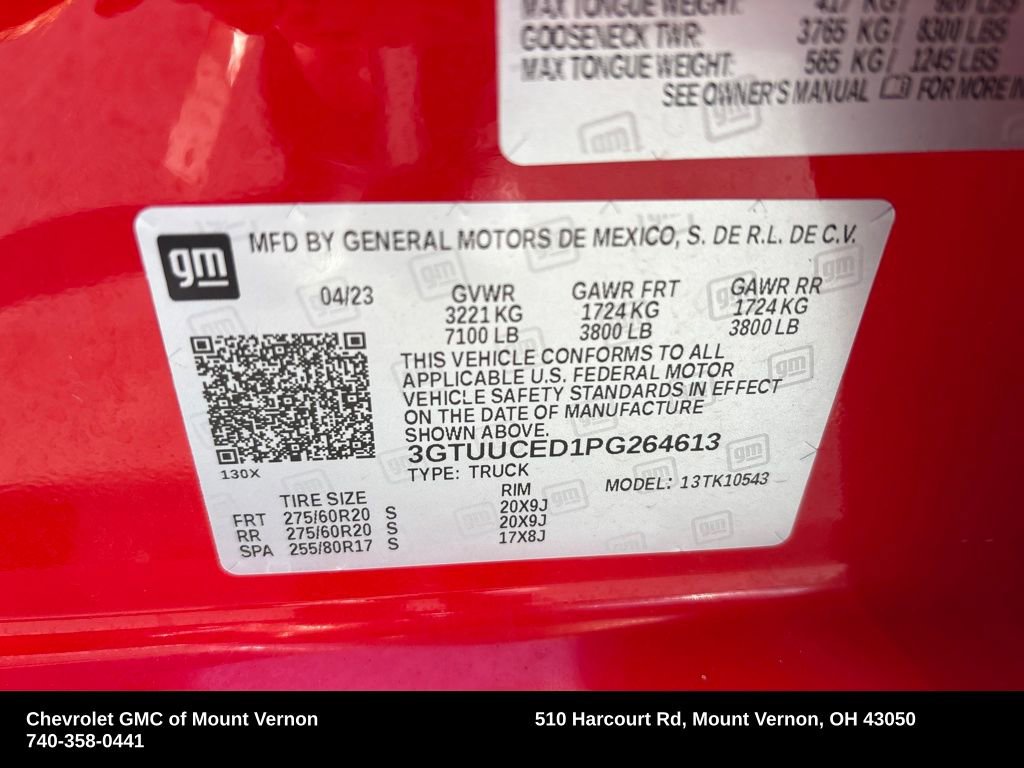 Used 2023 GMC Sierra 1500 Elevation w/ X31 Off-Road Package image 27