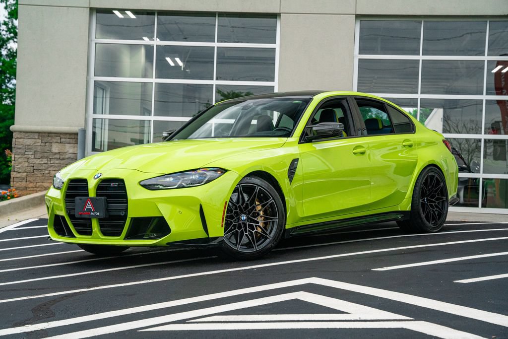 Used 2021 BMW M3 Competition w/ M Carbon Exterior Package RWD image 2