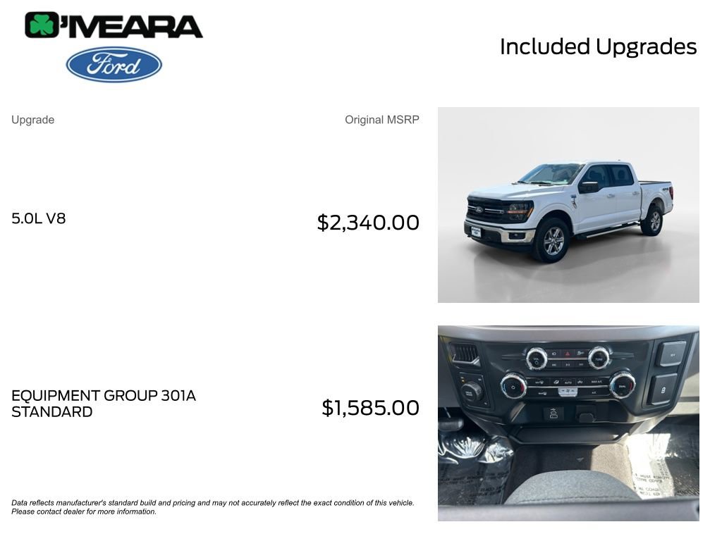 Used 2025 Ford F150 XLT w/ Equipment Group 301A Standard image 4