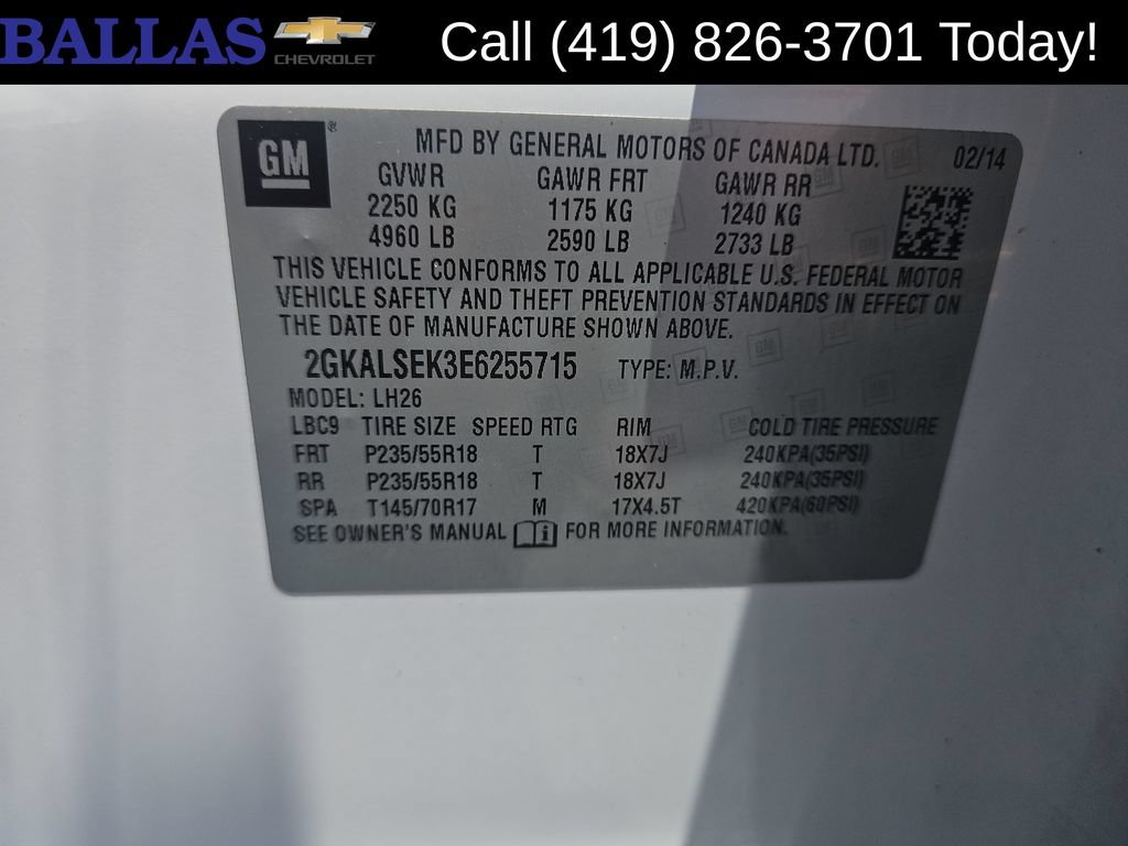 Certified 2014 GMC Terrain SLT w/ Chrome Appearance Package FWD image 34