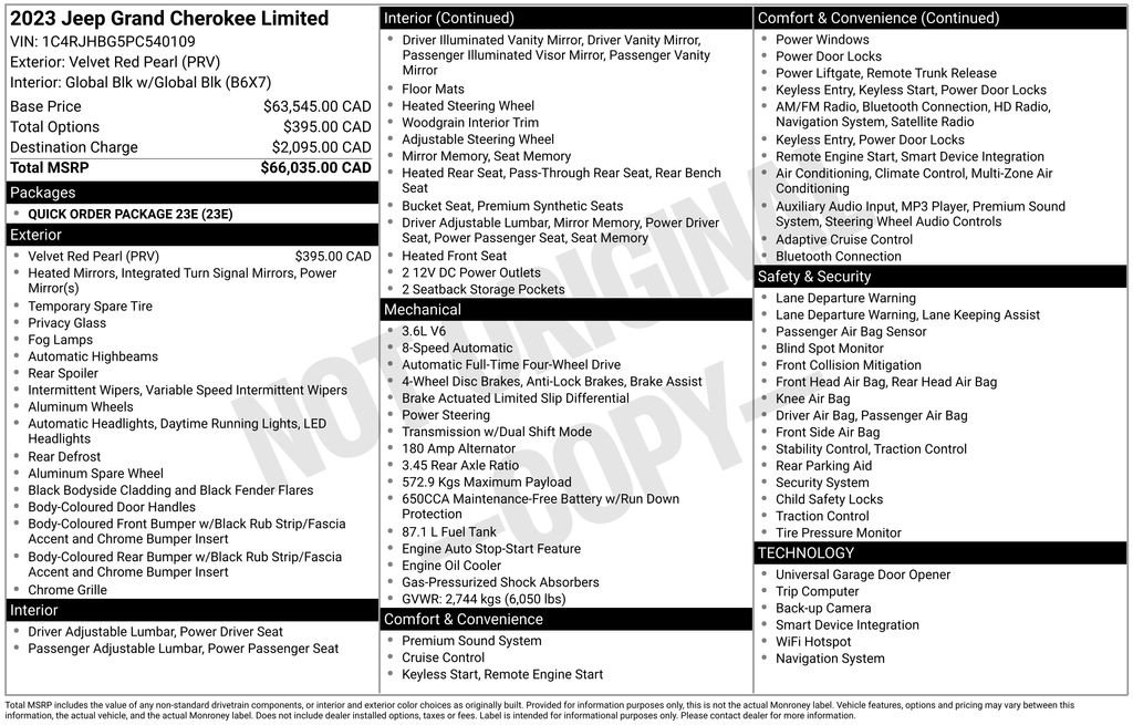 Used 2023 Jeep Grand Cherokee Limited image 2