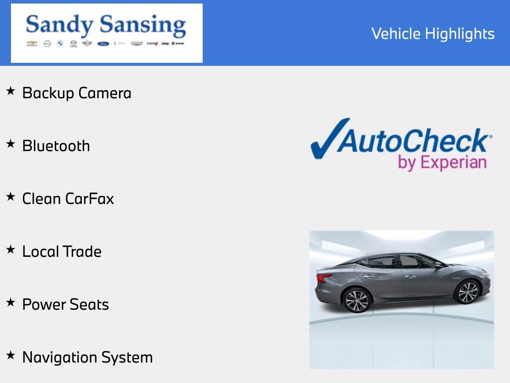 Used 2017 Nissan Maxima 3.5 SL FWD image 7