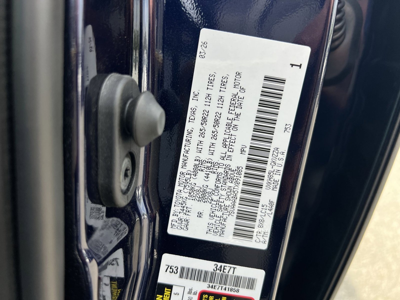 New 2026 Toyota Sequoia Capstone AWD/4WD image 22
