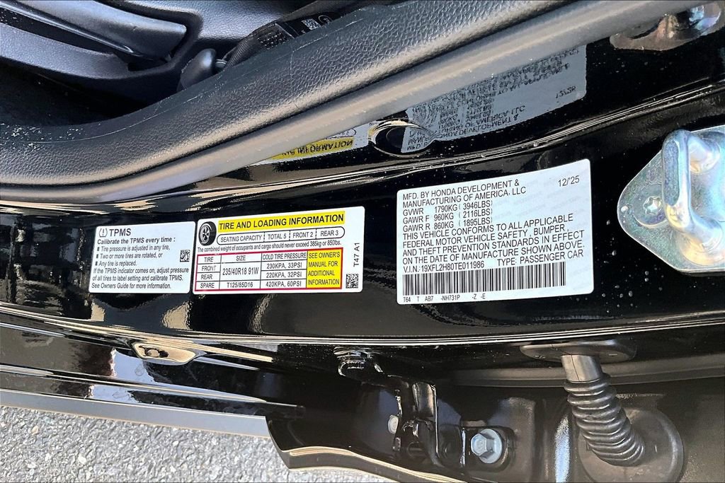 Certified 2026 Honda Civic Sport image 14